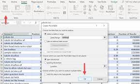 how to make a pivot table in excel