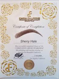 sherry hale cosmetic tattoo artist in