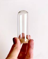 10pcs mini dome glass jar 70x28mm dome