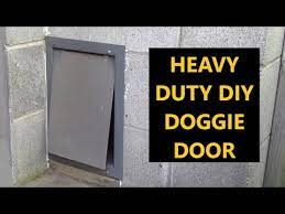 19 Easy Homemade Dog Door Plans