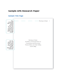 apa format sample paper essay formatting apa style research paper   SlideShare