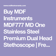Mdf Md One Stainless Steel Dual Head Stethoscope Mdf777