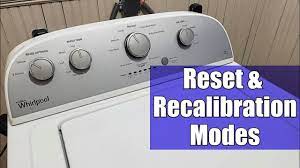 How to Do a Whirlpool Washer Reset & Recalibration - YouTube