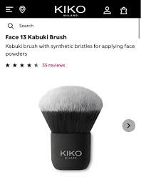 kiko kabuki brush brand new beauty