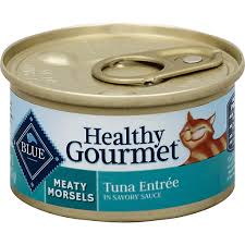 blue healthy gourmet food for cats