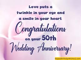 80 50th wedding anniversary wishes