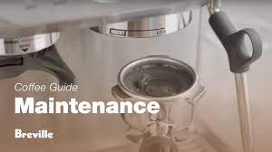 cleaning cycle on your espresso machine