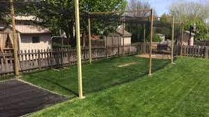 how to build a backyard batting cage