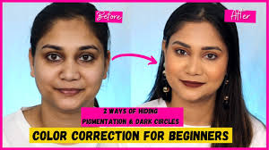 how to cover dark circles for beginners