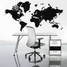 Extra Large World Map Wall Stickers