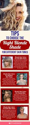 right blonde hair color for your skin tone