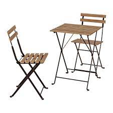 TÄrnÖ Table 2 Chairs Outdoor Black