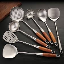 Its consists of almost every kitchen tool that you need for. 7pcs Set Stainless Steel Kitchen Utensils Spoon Shovel Spatula Cooking Tools Cookware Flatware Kitchen Gadgets Accessories Items Cooking Tool Sets Aliexpress
