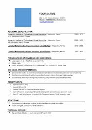 Sample template example of excellent cv / curriculum vitae with career objective for b.sc. Resume Format For M Sc Computer Science Freshers Free Download Resume Samples Projects Download Now