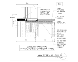 curtain wall and window schedule type