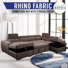 new luxury 4 seater sofa bed rhino