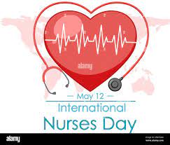 Happy International Nurses Day Schrift ...