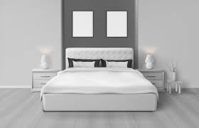 Free Vector Realistic Minimalist Bedroom