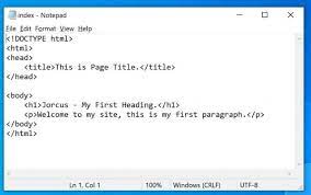 how to create a simple html page quick