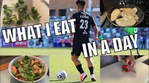 eat in a day as a pro footballer