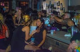 Lesbians in the bar