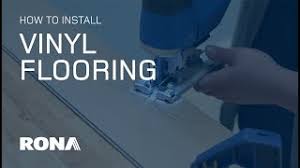 how to install vinyl flooring rona