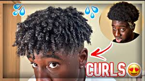 how to get curls for black men type 4c