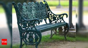 Iron Benches And Admire Mughal Heritage