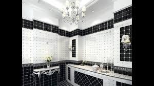 25 get black lines between white tiles Black And White Bathroom Tile Ideas Youtube
