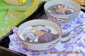purple yam in ginger syrup recipe