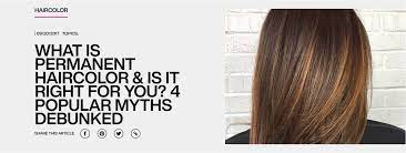is permanent haircolor right for you