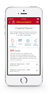 A wells fargo business checking or savings account must be open prior to applying for the wells fargo business secured card. Wells Fargo Newsroom Wells Fargo Launches Control Tower Sm New Digital Experience For Customers Nationwide