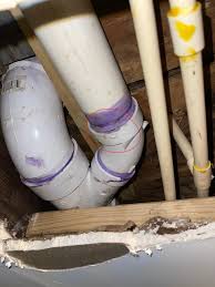 In this video, home renovation brothers dave and rich show you how to repair a leak in a pvc pipe. Small Leak Has Appeared In A Pvc Drain Pipe Joint How To Seal Home Improvement Stack Exchange