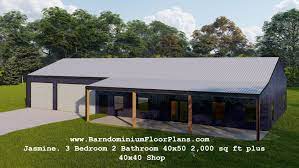 3 bedroom shouse plans barndominium