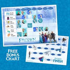 Frozen Reward Chart Reward Chart Reward Chart Printable Chore Chart Behavior Chart Kids Reward Chart Frozen Free Bonus Chart