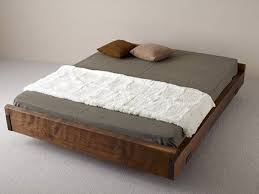 beds without headboards wood bed