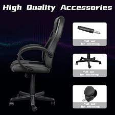 This one gets our vote for the best gaming chair. Buy Computer Gaming Chair Cheap Ergonomic Computer Chair With Lumbar Support And Headrest Home Office Desk Chair Adjustable Pu Leather Mesh Video Game Chairs For Teens And Adults Black Online In Germany