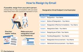 Tips For Writing A Letter Of Resignation With Samples