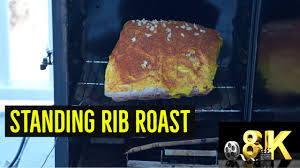 smoking a standing rib roast in