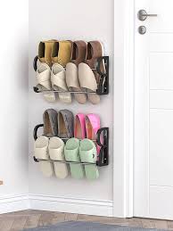1pc Wall Mounted Shoe Storage Rack