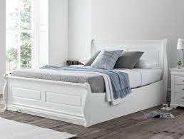 wooden super king size bed frame with