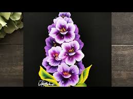 how to paint flowers acrylics 40 easy