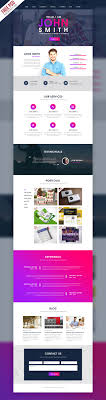 One Page Website Template Free Brochure Templates Responsive