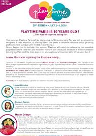 Iloveplaytime Press Releases