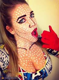 popart comic book character costume