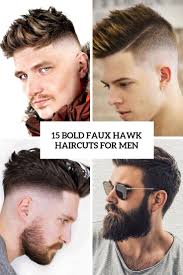 Tapered burst fade + spiky mohawk. 15 Bold Faux Hawk Haircuts For Men Styleoholic