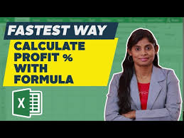 calculate profit margin with formula in