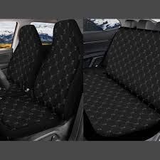 Skull Pattern Car Seat Cover Full Set