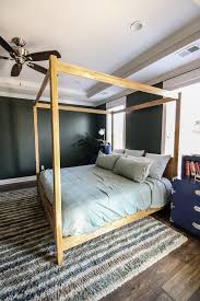 How To Build A Diy Four Poster Canopy Bed