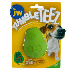 jw dog toy tumble green dog